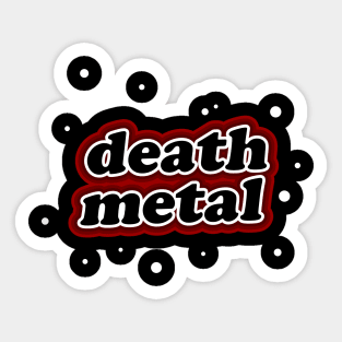 death metal Sticker